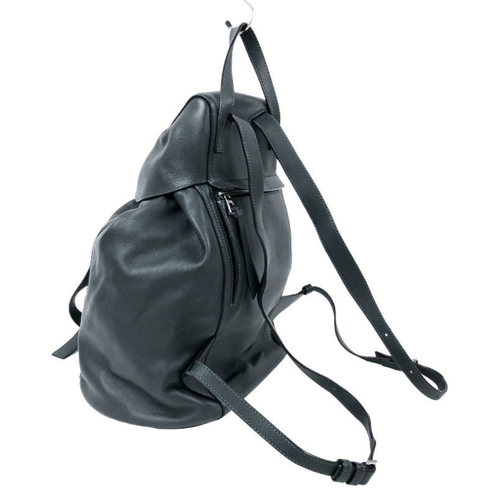Loewe Drawstring Backpack Dark Green - image 3